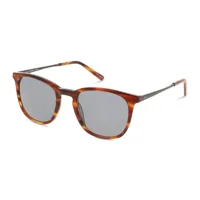 dbyd dbsm5006 lunettes de soleil homme - carrée marron gris - possibilité de verres correcteurs - adaptable à la vue
