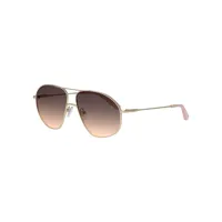 unofficial unsf0183 lunettes de soleil femme - pilote doré - possibilité de verres correcteurs - adaptable à la vue