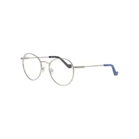 unofficial unsu0136 lunettes de soleil homme - ronde doré bleu - possibilité de verres correcteurs - adaptable à la vue