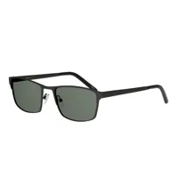 seen snsm0010 lunettes de soleil homme - rectangle noir - possibilité de verres correcteurs - adaptable à la vue