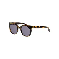 dbyd dbsf5009 lunettes de soleil femme - carrée marron - possibilité de verres correcteurs - adaptable à la vue