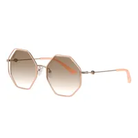 unofficial unsf0167 lunettes de soleil femme - carrée rose - possibilité de verres correcteurs - adaptable à la vue
