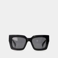 lunettes de soleil - bottega veneta - acétate - noir