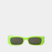 lunettes de soleil - balenciaga - acétate - vert