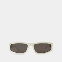 lunettes de soleil techno - courrèges - blanc