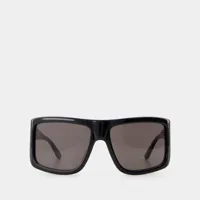 lunettes de soleil shock acetate - courrèges - noir