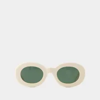 lunettes pralu - jacquemus - acétate - off white