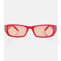 magda butrym x linda farrow – lunettes de soleil rectangulaires