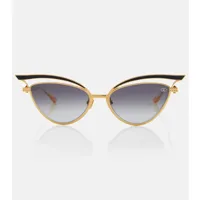 valentino lunettes de soleil œil-de-chat v-glassliner