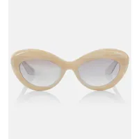 khaite x oliver peoples – lunettes de soleil œil-de-chat 1968c