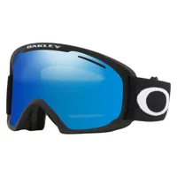 oakley o frame 2.0 pro xl ski goggles noir black ice iridium/cat2+hi yellow/cat0