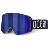 ocean sunglasses parbat ski goggles noir blue revo lenses/cat3