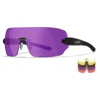 wiley x detection polarized sunglasses violet  homme