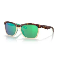 costa anaa mirrored polarized sunglasses doré green mirror 580g/cat2 homme